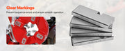 Bild in Galerie-Viewer laden, SucceBuy Threading Machine Dies 1 in-2 in NPT Pipe Dies(4 Packs) Right-Handed HSS Pipe Threading Dies Fit Split-Type Machines