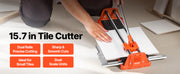Load image into Gallery viewer, Amocart 17-Inch Manual Tile Cutter for Wall & Polished Tiles Double Rails for Precise Cutting Tungsten Carbide Wheel Precise