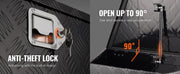 Load image into Gallery viewer, Amocart Trailer Tongue Box Aluminum Alloy Tongue Box Tool Chest Heavy Duty Trailer Box Utility Trailer Tongue Box for Pickup