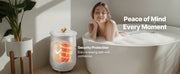 Load image into Gallery viewer, SucceBuy Towel Warmer Bucket 20L Heated Towel Warmer w/ LED Light Auto Shut off & Temperature Setting Large Blanket Warmers SPA