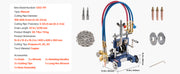 Load image into Gallery viewer, Amocart CG2-11Y Manual Pipe Cutting Machine 0.2"-2" Thick Pipe Beveling Machine w/ 82in Chain Portable Torch Beveling GasCutter