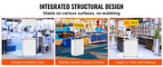Load image into Gallery viewer, Amocart Promotion Counter Table Portable Tradeshow Podium Table Display Exhibition Counter Stand Booth Fair Pop Up Podium Table
