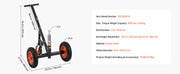 Load image into Gallery viewer, Amocart 1000/1200lbs Tongue Trailer Dolly Carbon Steel Boat Mover with 16.7in/18in - 22in Height Adjustable Moving Cargo RVs