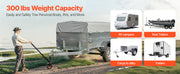 Load image into Gallery viewer, Amocart 600lbs Tongue Trailer Dolly with 16.5-22in Adjustable Height & 1-7/8 in Hitch Ball Steel Boat Mover for Moving Car Rvs