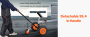 Load image into Gallery viewer, Amocart 1000/1200lbs Tongue Trailer Dolly Carbon Steel Boat Mover with 16.7in/18in - 22in Height Adjustable for Moving Cargo