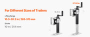 Bild in Galerie-Viewer laden, Amocart 2000 lbs Trailer Jack Dynamic Heavy Duty Swivel Bolt-on 10" Lift Trailer Jack Stand with Handle for RV Boat Yacht