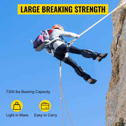 Load image into Gallery viewer, SucceBuy Twin Sheave Block & Tackle 2/5-1/2in 100Ft Braid Rope 35KN 7700LBS Lifting Trellis Rigging Cargo Slings for Garage