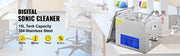 Load image into Gallery viewer, SucceBuy 15L Ultrasonic Cleaner Lave-Dishes Portable Washing Machine with Digital Timer Ultrasound Home Jewelry Clean Appliances