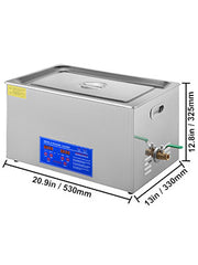 Load image into Gallery viewer, SucceBuy 1.3L 2L 3L 6L 10L 15L 22L 30L Ultrasonic Cleaner Lave-Dishes Portable Heated Washing Machine Ultrasound Home Appliances