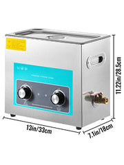 Load image into Gallery viewer, SucceBuy 6L Knob Ultrasonic Vinyl Record Cleaner Portable Washing Machine Ultrasound Dishwasher Contact Lenses Dental Jewelry