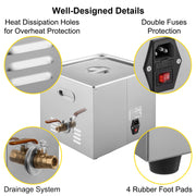 Load image into Gallery viewer, SucceBuy 15L Ultrasonic Cleaner Lave-Dishes Portable Washing Machine with Digital Timer Ultrasound Home Jewelry Clean Appliances
