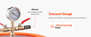 Load image into Gallery viewer, Amocart 3.5 CFM Single Stage Pump & 3 Gallon Vacuum Chamber Degassing Chamber Kit for Stabilizing Wood Degassing Silicone Resin