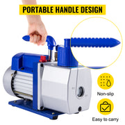 Load image into Gallery viewer, Amocart Vacuum Pump 7 CFM 1/3 HP Single Stage for R12 R22 R134a R410a Systems, 5PA Vacuum Refrigerant for Automobile Reparation