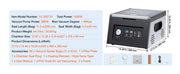 Bild in Galerie-Viewer laden, Amocart 380W Chamber Vacuum Sealer with 11.5in Sealing Length Home Use Vacuum Pump Power Packing Machine for Wet Foods Meat