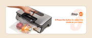 Bild in Galerie-Viewer laden, Amocart 90Kpa 130W Vacuum Sealer Food Packaging Machine with Free 10pcs Vacuum bags for Household Kitchen Vacuum Food Sealing