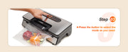 Load image into Gallery viewer, SucceBuy 90Kpa 130W Vacuum Sealer Food Packaging Machine with Free 10pcs Vacuum bags for Household Kitchen Vacuum Food Sealing