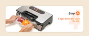 Load image into Gallery viewer, SucceBuy 90Kpa 130W Vacuum Sealer Food Packaging Machine with Free 10pcs Vacuum bags for Household Kitchen Vacuum Food Sealing