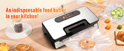 Load image into Gallery viewer, SucceBuy 90Kpa 130W Vacuum Sealer Food Packaging Machine with Free 10pcs Vacuum bags for Household Kitchen Vacuum Food Sealing