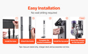 Load image into Gallery viewer, SucceBuy Vacuum Stand Compatible With Dyson Stable Holder with 4 Hooks for Dyson DC30/31/34/35/58/59/62/74 Cordless Upright