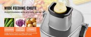 Load image into Gallery viewer, SucceBuy Electric Vegetable Slicer 4 in 1 Multifunctional Food Cutter Vegetable Chopper for Slicing Shredding Dicing Slitting