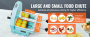 Load image into Gallery viewer, Amocart Manual Vegetable Fruit Slicer 0-0.5"/0-12mm Adjustable Commercial Slicer Machine Stainless Steel Blade Food Cutter