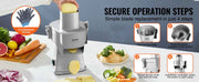 Load image into Gallery viewer, SucceBuy Electric Vegetable Slicer 4 in 1 Multifunctional Food Cutter Vegetable Chopper for Slicing Shredding Dicing Slitting