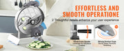 Load image into Gallery viewer, Amocart Manual Vegetable Fruit Slicer 0-0.5"/0-12mm Thickness Adjustable Commercial Slicer Machine Food Cutter Slicing Machine