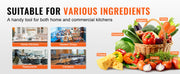 Load image into Gallery viewer, Amocart Electric Vegetable Slicer 0-12mm Thickness Adjustable Commercial Slicer Machine Convertible to Manual Food Cutter