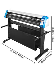 Load image into Gallery viewer, SucceBuy 53"/34"/28"4MB Semi-Automatic Cutter Vinyl Cutting Plotter Machine Laser Positioning 3 Interface W/ SIGNMASTER Software