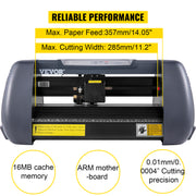 Bild in Galerie-Viewer laden, Amocart Vinyl Cutter Machine Computer Windows Software 3 Blades Pen Holder 14Inch 375MM Max Paper Feed Printer Cutting Plotter