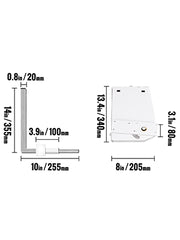 Load image into Gallery viewer, SucceBuy DIY Murphy Bed Hardware Kit Vertical Mounting Wall Bed Spring Mechanism Heavy Duty King Queen Bed Support Hardware DIY