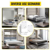 Bild in Galerie-Viewer laden, Amocart DIY Murphy Bed Hardware Kit Vertical Mounting Wall Bed Spring Mechanism Heavy Duty King Queen Bed Support Hardware DIY