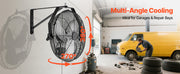 Bild in Galerie-Viewer laden, Amocart Industrial Wall Mount Fan High Velocity Waterproof Wall Fan with Aluminum Blades for Workshop Warehouse Greenhouse