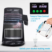 Charger l'image dans la visionneuse de galerie, SucceBuy 4L Water Distiller Purifier Filter 1 L/H Distilling Speed Dispenser Drinking Bottle Softener Touch Screen Home Use