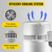 Load image into Gallery viewer, Amocart 4L Water Distiller Purifier Filter Dispenser Heating Drinking Bottle Softener Stainless Steel Home Appliance for Offic