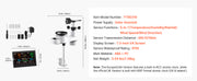 Load image into Gallery viewer, Amocart 5-in-1 Wireless Weather Station 7.5-Inch VA Display Solar Powered Outdoor Sensor, Rain Gauge&Weather Forecast, No WiFi