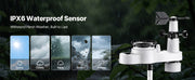 Charger l'image dans la visionneuse de galerie, Amocart 5-in-1 Solar Powered Wi-Fi Weather Station for Weather Forecast, Wind Speed Direction, Temperature, Humidity, Rainfall
