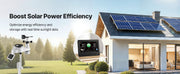 Bild in Galerie-Viewer laden, Amocart 7-in-1 Wi-Fi Weather Station 7-In TFT Display Solar Powered Outdoor Sensor, Rain Gauge, Indoor Outdoor Weather Forecast