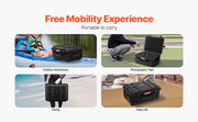 Charger l'image dans la visionneuse de galerie, SucceBuy IP67 Étui rigide résistant aux intempéries, étui de protection robuste avec mousse prédécoupée et poignées pour voyage, chasse, militaire, caméras