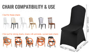 Bild in Galerie-Viewer laden, Amocart 50PCS Spandex Chair Cover for Wedding Party Universal Fitted Chair Cover Removable Washable Protective Slipcovers