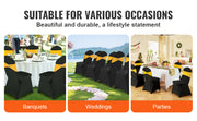 Bild in Galerie-Viewer laden, Amocart 50PCS Spandex Chair Cover for Wedding Party Universal Fitted Chair Cover Removable Washable Protective Slipcovers