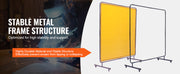 Bild in Galerie-Viewer laden, SucceBuy Welding Screen with Frame 6' x 6' Welding Curtain Screen Flame-Resistant Vinyl Welding Protection Screen