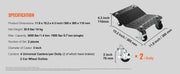 Load image into Gallery viewer, SucceBuy Car Tire Wheel Trolley Dollies 2/4PCS 1500Lbs Weight Capacity Vehicle Skates Moving Tire 4 Casters Auto Repair Mover