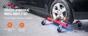Load image into Gallery viewer, SucceBuy Car Tire Wheel Trolley Dollies 2/4PCS 1500Lbs Weight Capacity Vehicle Skates Moving Tire 4 Casters Auto Repair Mover