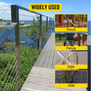 Load image into Gallery viewer, SucceBuy 152M/500Ft Wire Rope 316 Stainless Steel Strong Tension Soft Fishing Lifting Cable 7*7 Clothesline 1.5MM-3.2MM Diameter