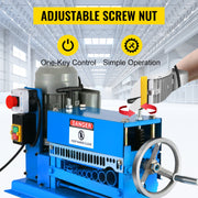 Load image into Gallery viewer, SucceBuy Electric Wire Stripping Machine 370W 1.5mm-38mm Cable Stripper Peeling 11 Channels & 10 Blades Removing Plastic Rubber