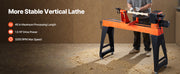 Load image into Gallery viewer, Amocart Woodworking Lathe 1.5 HP 16x40 in / 2 HP 18x40 in, 0-3200 RPM Variable Speed, for Medium to Large Projects Woodworking