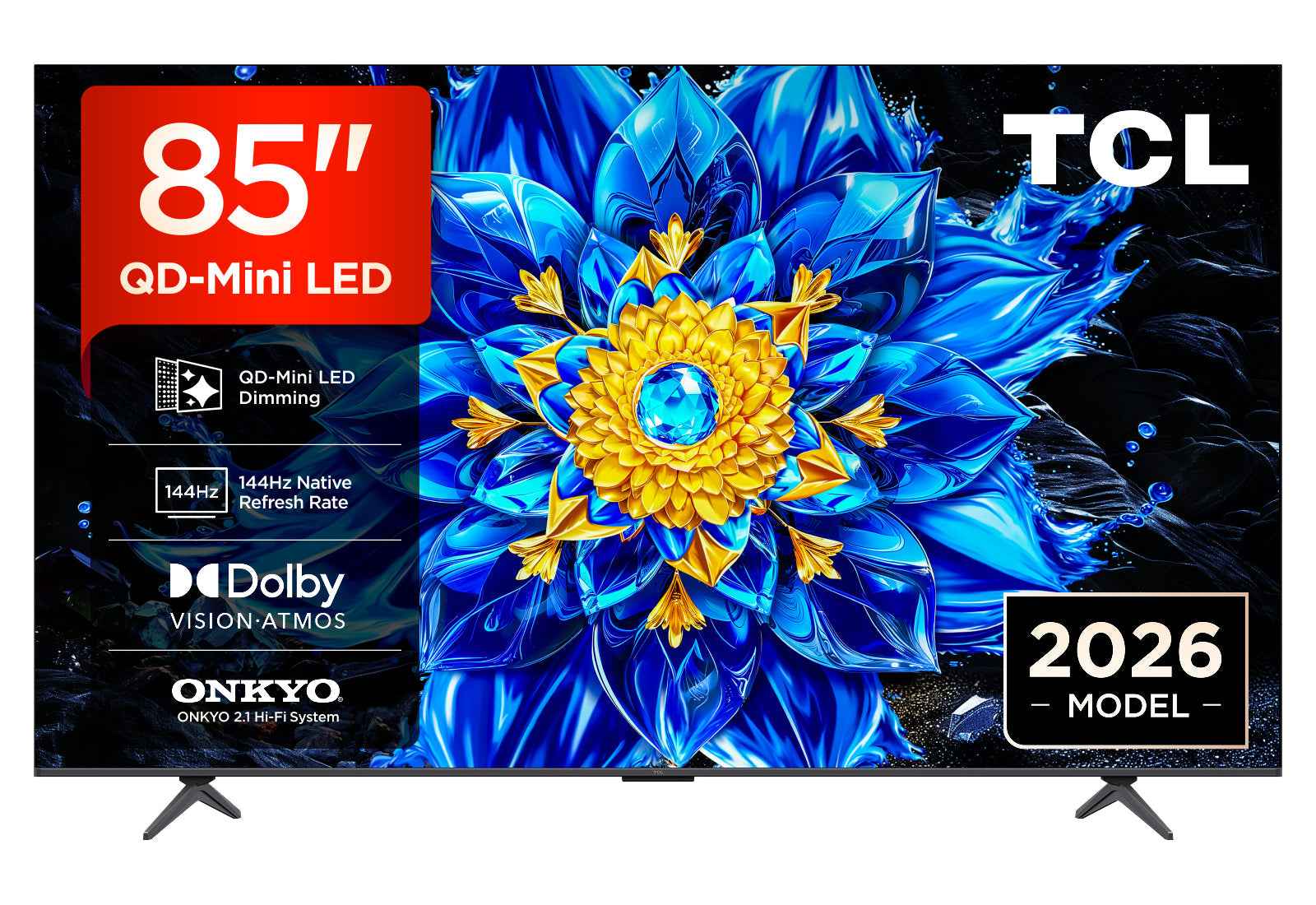 TCL P8L 85" QD-Mini LED Dimming TV (2026) | 85P8L