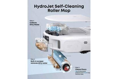 Eufy Robot Vacuum Omni C28 White with Extra Dust Bags | T211AV20
