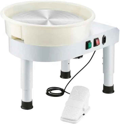 450W 35cm Pottery Wheel Machine Ceramic Clay Art Craft Tool with 9.8 Inch LCD Touch Screen Foot Pedal Detachable ABS Basin Electric DIY Clay Sculpting Spinner for Adults Beginners Ceramic Forming